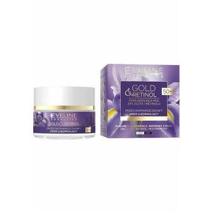 Crema pentru fata Gold & Retinol - 50+ - Pentru zi/noapte - 50 ml imagine