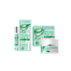 Set Ingrijire Ten Organic Aloe&Collagen - Crema de fata - 50 ml - Crema de ochi - 20 ml imagine