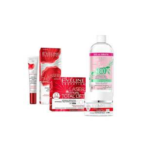 Set Laser Total Lift 50+ - Crema de fata 50 ml - Crema de ochi 20 ml - Apa micelara 500 ml imagine