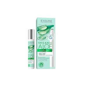 Eveline Organic Aloe+Collagen Moisturizing Roll On Eye Contour roll-on cu efect de hidratare 15 ml imagine