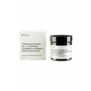 Crema pentru ten matur multi-activa de zi - cu peptide - ceramide si vitamina C - 60 ml imagine