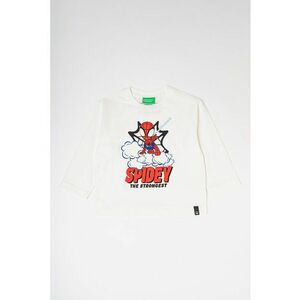 Bluza de bumbac cu imprimeu Spider-Man imagine