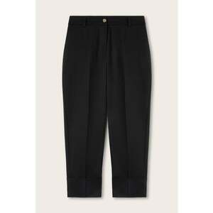 Pantaloni crop cu buzunare laterale imagine