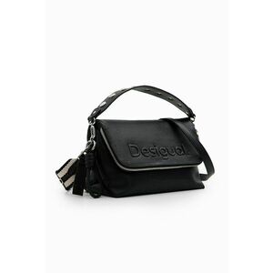 Geanta crossbody de piele ecologica cu logo in relief imagine