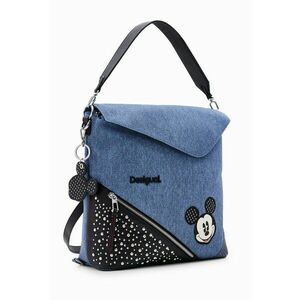 Rucsac de denim cu model Mickey Mouse imagine