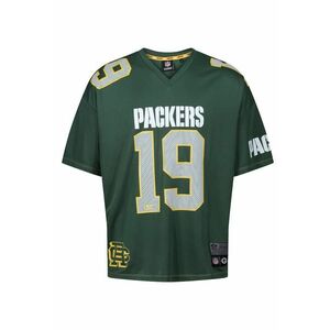 Tricou cu decolteu in V si imprimeu Packers imagine