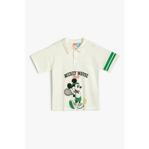 Tricou polo cu imprimeu Mickey Mouse imagine