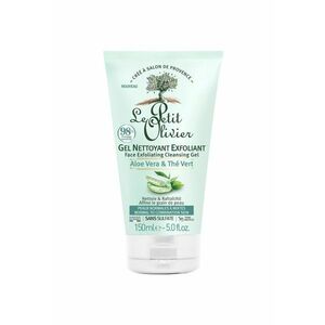 Gel curatare exfoliant pentru fata cu aloe vera&ceai verde pentru ten normal&mixt - 150 ml imagine