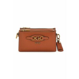 Geanta crossbody de piele ecologica cu logo metalic imagine