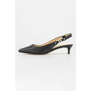 Pantofi slingback de piele cu toc inalt imagine