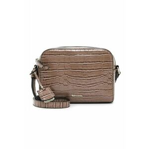 Geanta crossbody de piele ecologica cu aspect de piele de crocodil Mia imagine