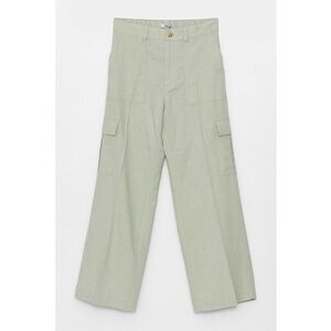 Pantaloni cargo din amestec de in imagine