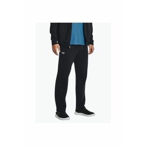 Pantaloni de trening barbati cu logo din amestec de bumbac si poliester - 1379868 - Negru imagine