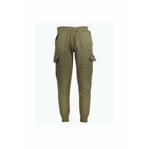 Pantaloni sport barbati cu bata elastica si design cu multe buzunare verde imagine