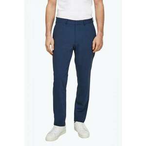 Pantaloni barbati cu buzunare clasice si croiala Slim fit bleumarin imagine