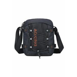 Geanta crossbody unisex cu buzunar din plasa imagine