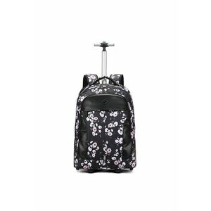 Rucsac-troler unisex cu imprimeu floral imagine