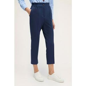 Pantaloni crop cu talie elastica imagine