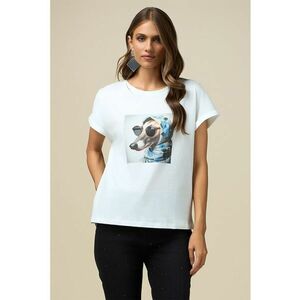 Tricou regular fit de bumbac cu imprimeu foto imagine