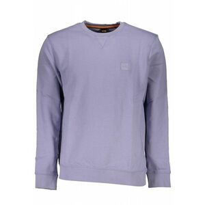 Bluza barbati - fara fermoar cu croiala Relaxed Fit si logo violet imagine