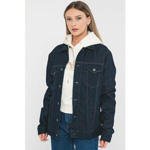 Pepe Jeans London - Jacheta unisex de denim cu buzunare cu clapa imagine