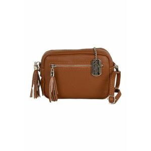 Geanta crossbody din piele cu canafi imagine