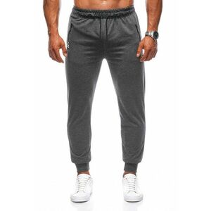 Pantaloni de trening din amestec de bumbac cu buzunare cu fermoar imagine