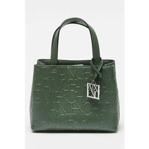 Geanta shopper mica cu model logo in relief imagine