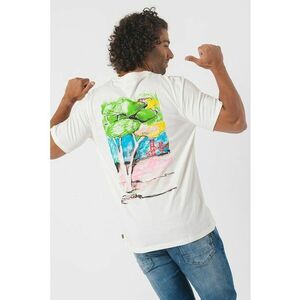 Tricou de bumbac cu imprimeu grafic imagine