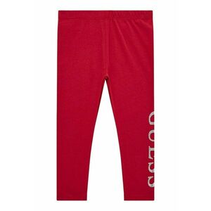 GUESS - Pantaloni din amestec de bumbac cu imprimeu logo metalizat imagine