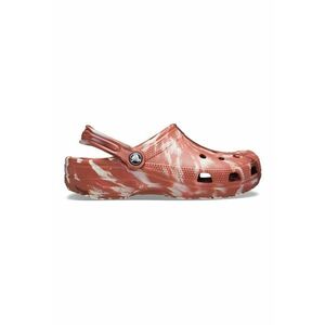 Saboti slingback de cauciuc cu imprimeu abstract imagine