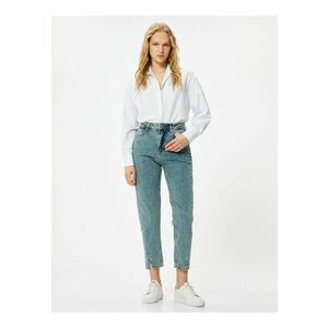 Blugi crop mom fit imagine