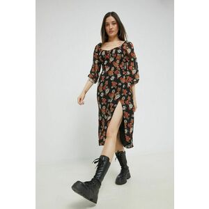 Hollister Co. rochie culoarea negru, mini, evazati imagine