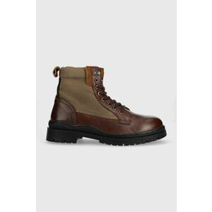 Pepe Jeans pantofi Brad Boot Combi barbati, culoarea maro imagine