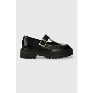 Marc O'Polo mocasini de piele femei, culoarea negru, cu platforma, 30817213204135 MM2M3048 imagine