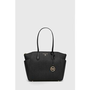 MICHAEL Michael Kors poseta de piele culoarea negru imagine