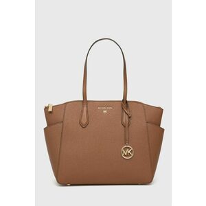 MICHAEL Michael Kors poseta de piele culoarea maro imagine