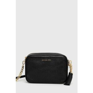 MICHAEL Michael Kors poseta de piele culoarea negru imagine