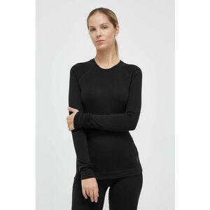 Smartwool longsleeve funcțional Classic Thermal Merino culoarea negru imagine