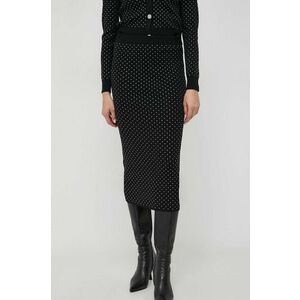 MICHAEL Michael Kors fusta culoarea negru, midi, creion imagine