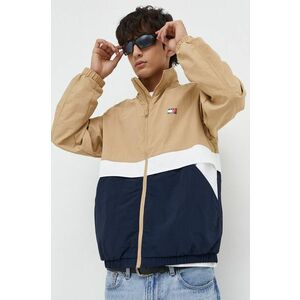 Tommy Jeans geacă bărbați, culoarea bej, de tranziție DM0DM17887 imagine