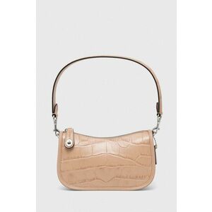 Coach poseta de piele culoarea roz imagine