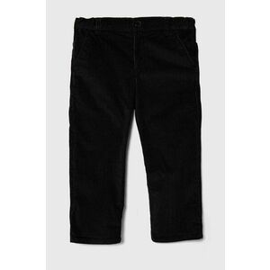 United Colors of Benetton pantaloni copii culoarea negru, neted imagine