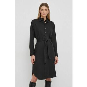 Pepe Jeans rochie AGNES culoarea negru, mini, drept imagine