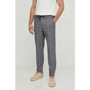 BOSS pantaloni bărbați, culoarea gri, cu fason chinos 50509888 imagine