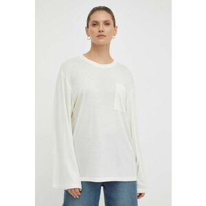 By Malene Birger longsleeve femei, culoarea bej imagine