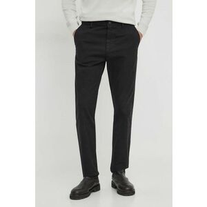 BOSS Orange pantaloni bărbați, culoarea negru, drept 50508246 imagine