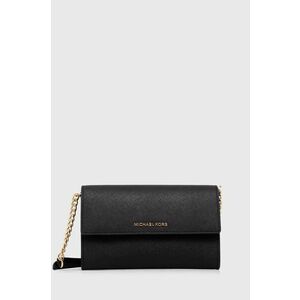 MICHAEL Michael Kors poseta de piele culoarea negru imagine