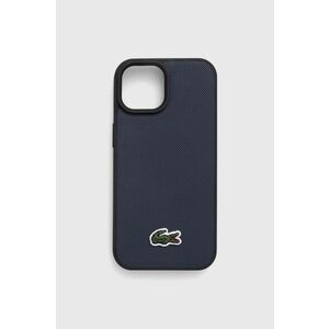 Lacoste Husă pentru telefon iPhone 15 / 14 / 13 6.1" culoarea albastru marin imagine