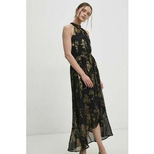 Answear Lab rochie culoarea negru, midi, evazati imagine